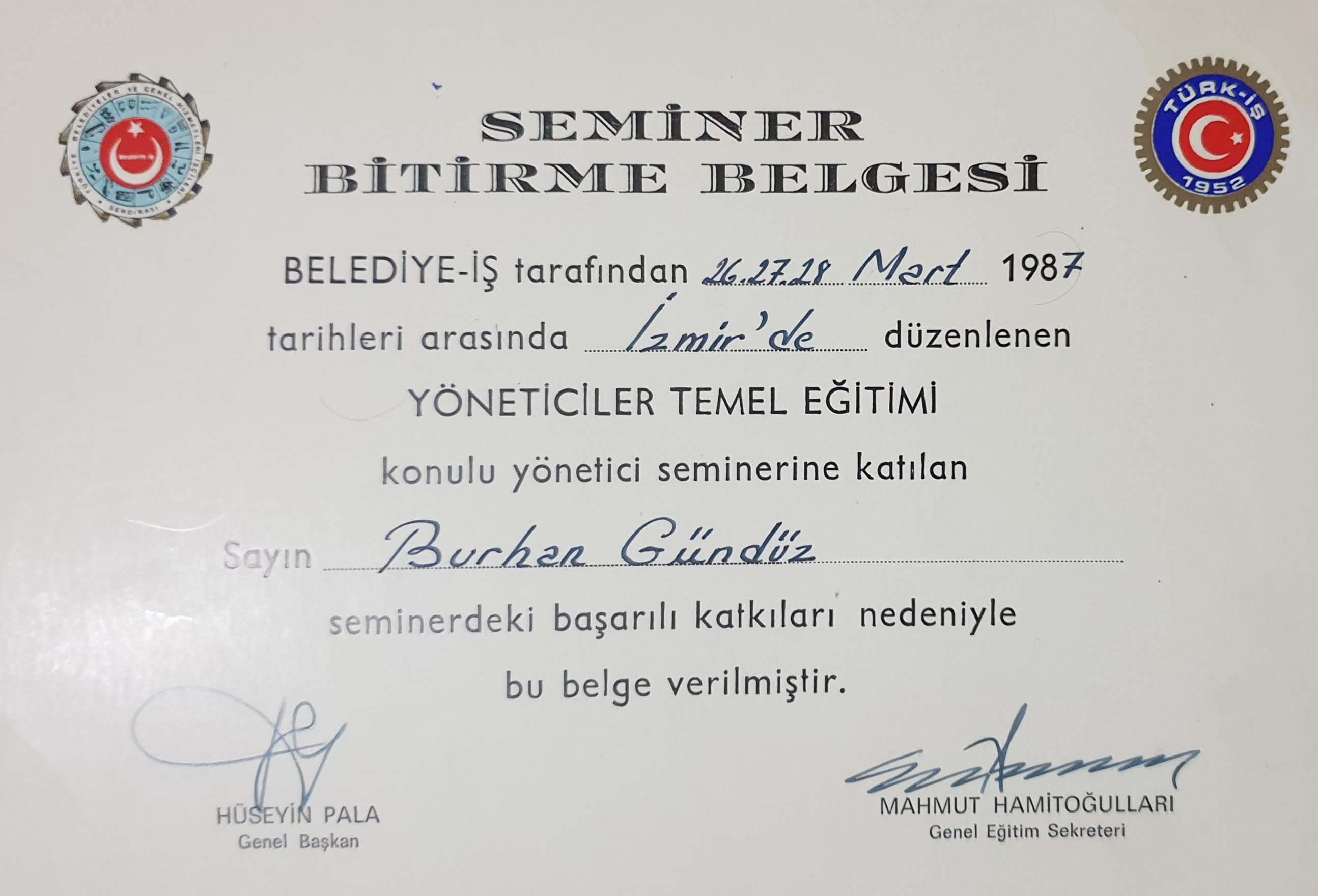 Burhan Gündüz - İş Yaşamı