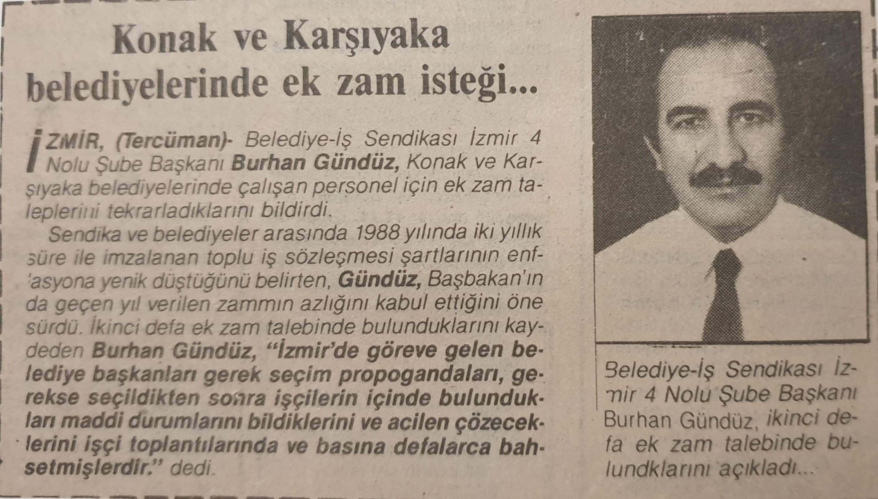 Burhan Gündüz - Gazete Haberleri