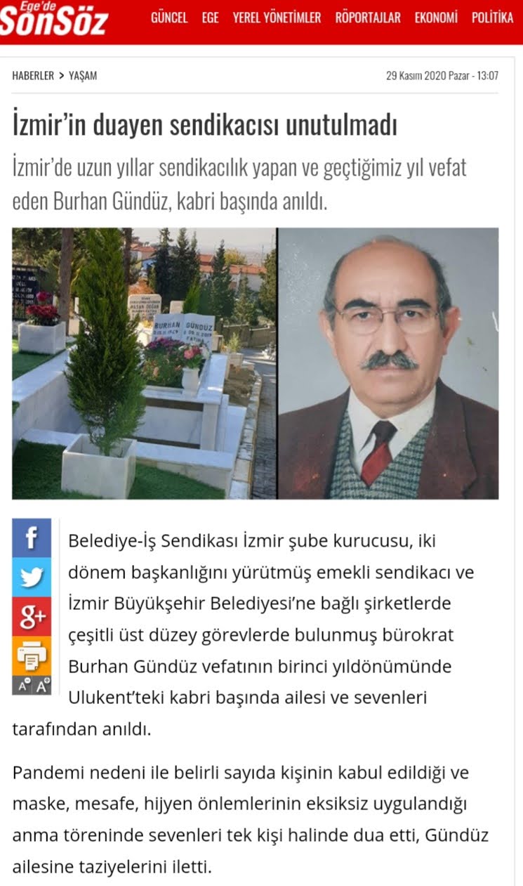 Burhan Gündüz - Gazete Haberleri