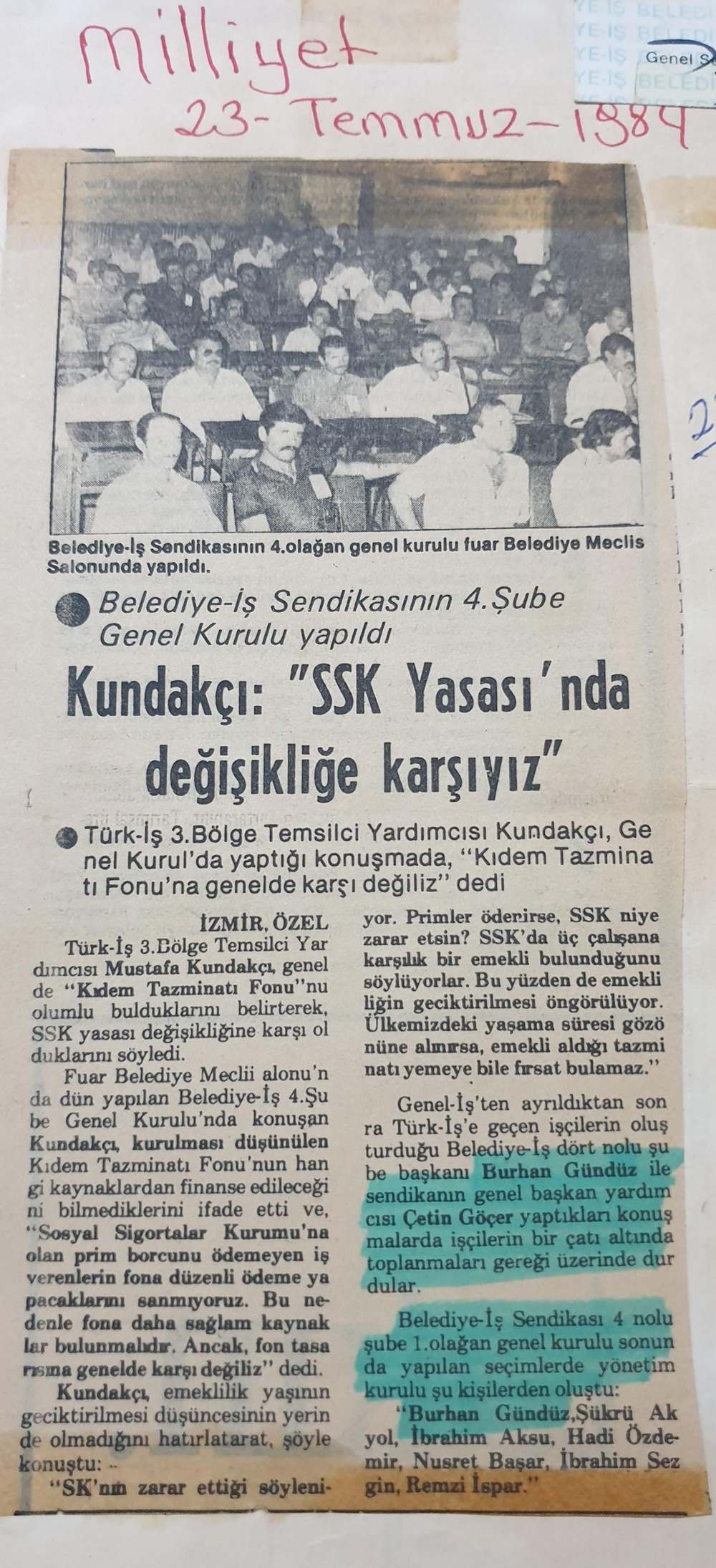 Burhan Gündüz - Gazete Haberleri