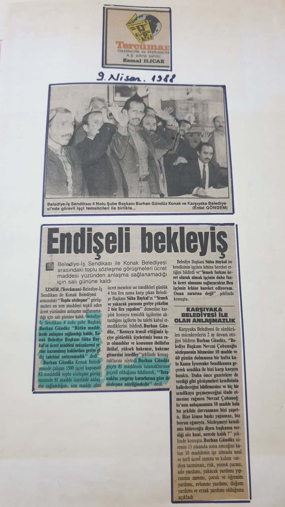Burhan Gündüz - Gazete Haberleri