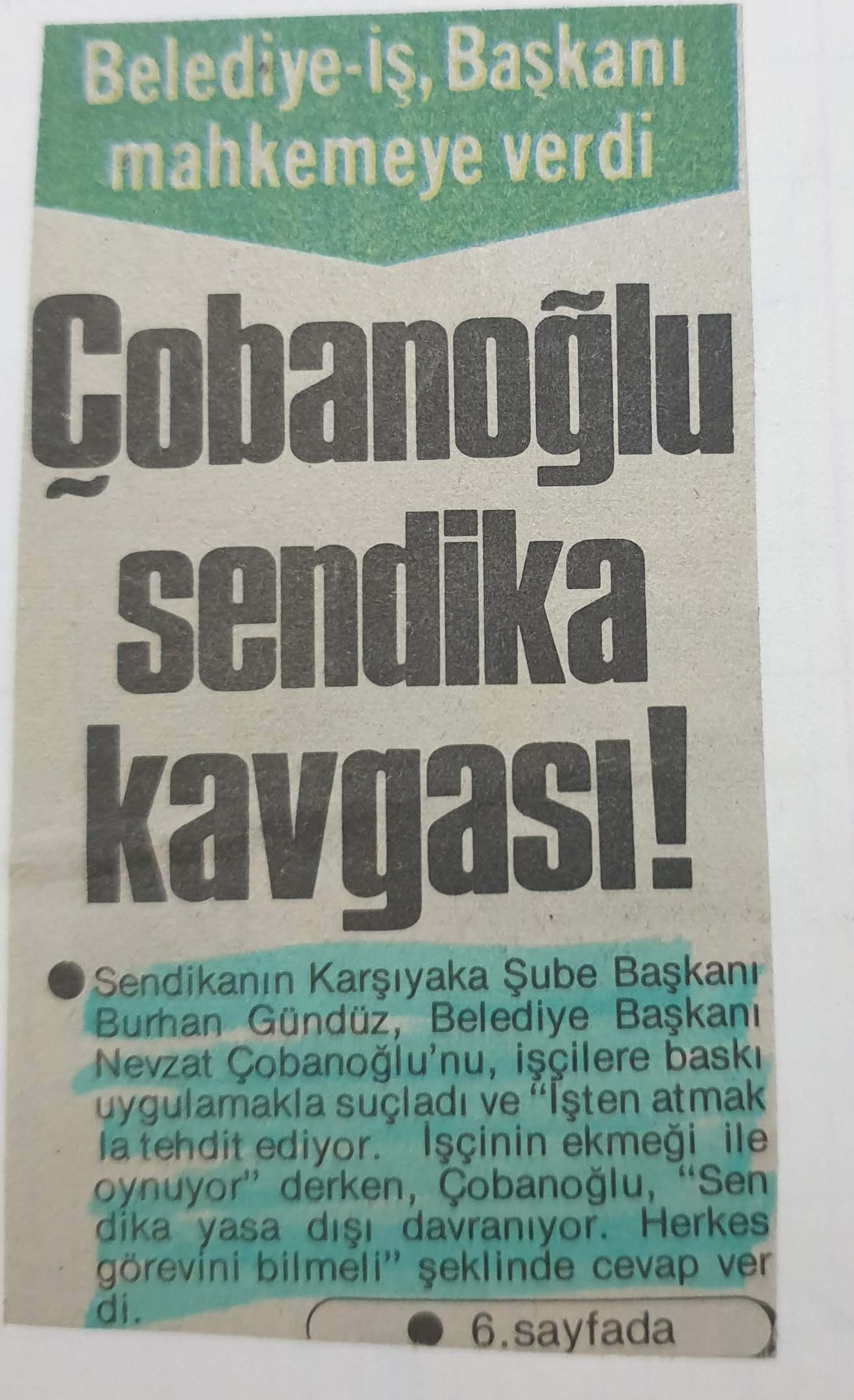 Burhan Gündüz - Gazete Haberleri