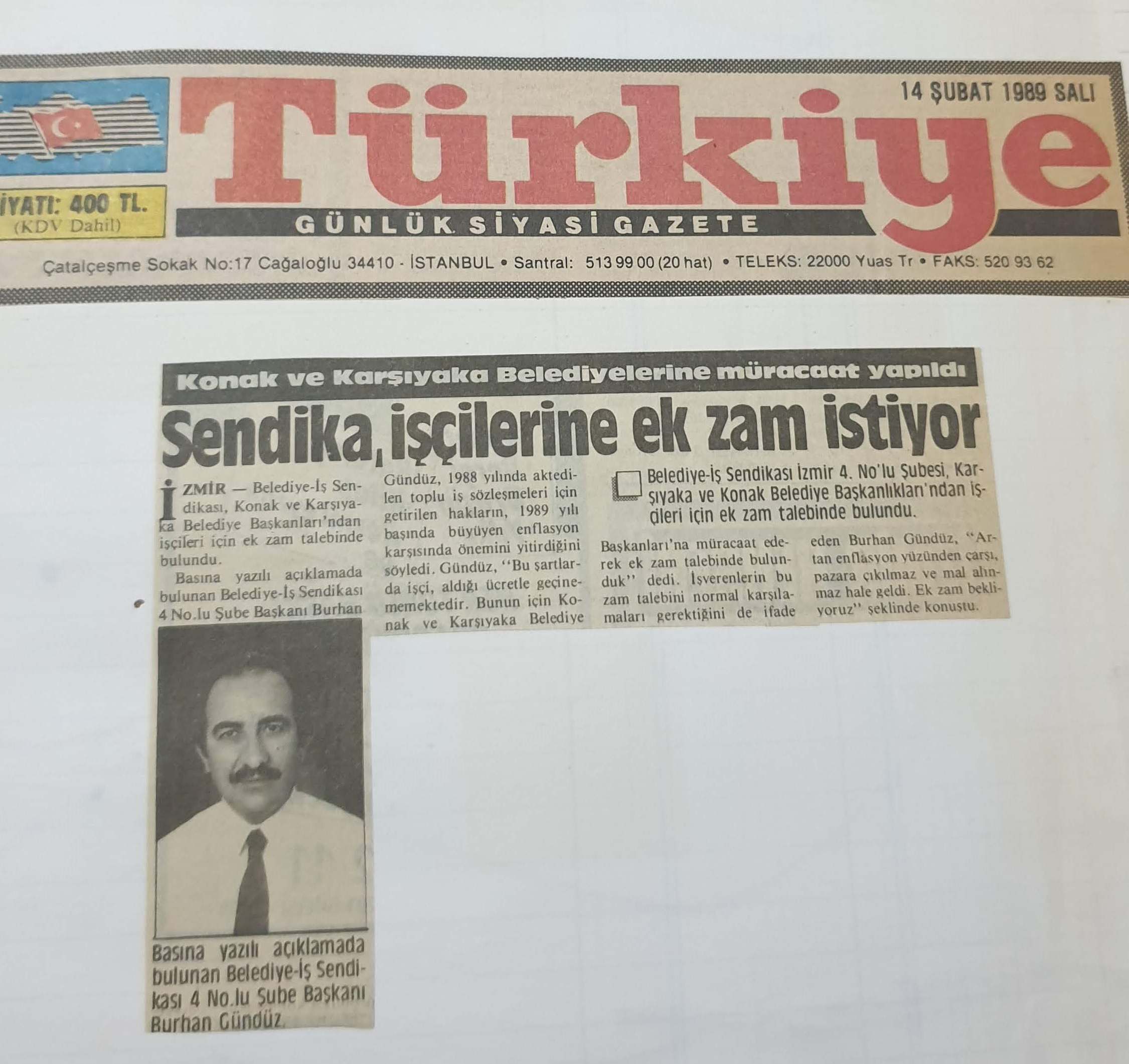 Burhan Gündüz - Gazete Haberleri