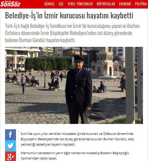 Burhan Gündüz - Gazete Haberleri